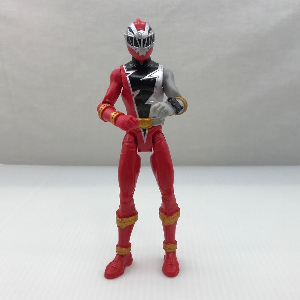 Hasbro Power Rangers Dino Fury Red Ranger Zayto Action Figure 6”